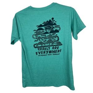 Patagonia Capilene Cool Daily Graphic Shirt Run S Trail Running Mountain Small